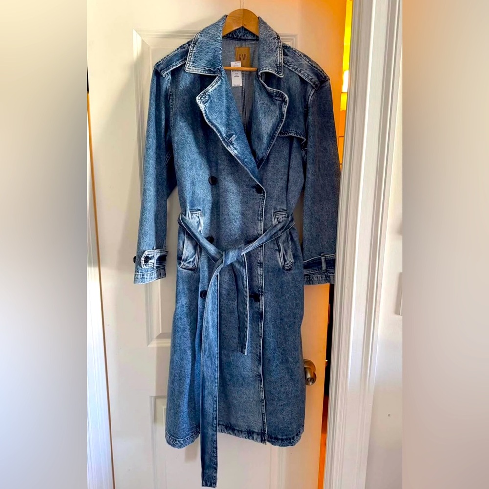 GAP Denim Trench Coat